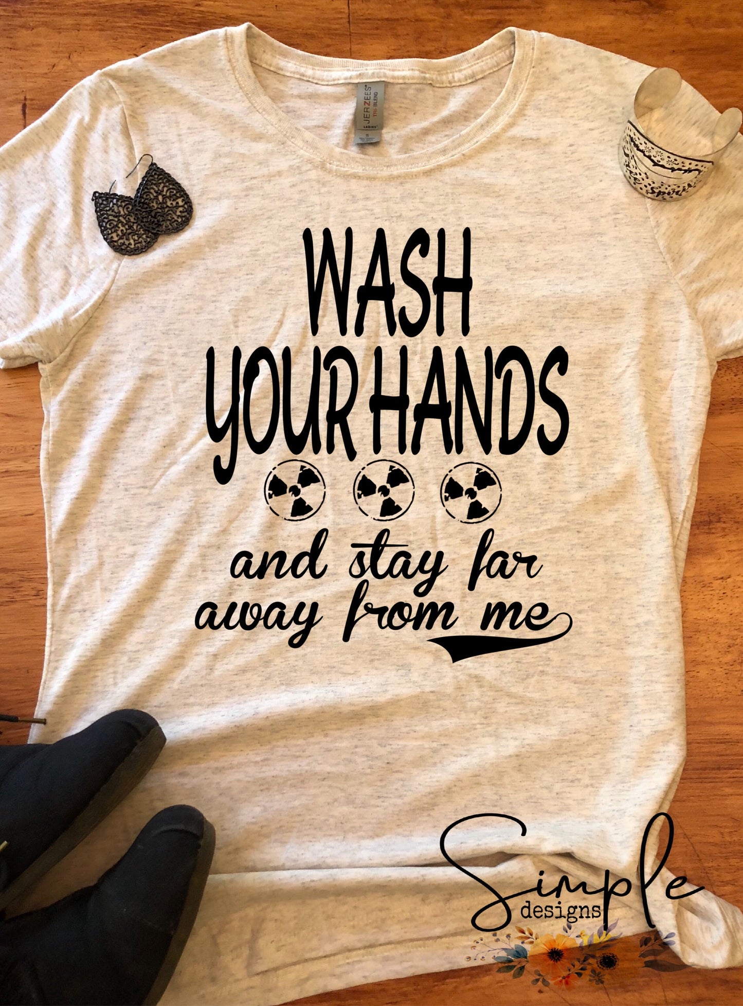 Wash Your Hands and Stay Far Away Corona Virus Sublimation Heat Transfer Sheets