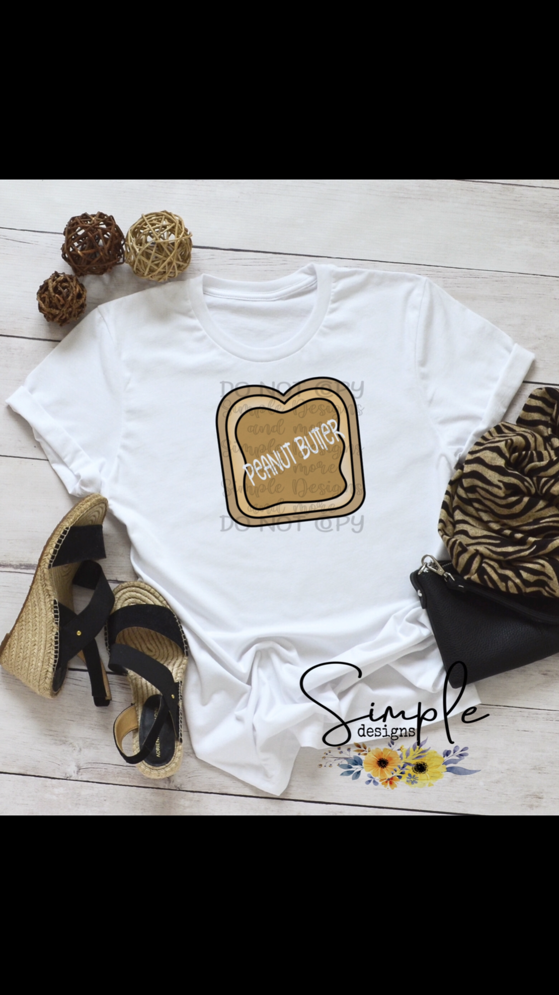 Peanut Butter Sublimation Heat Transfer Sheet