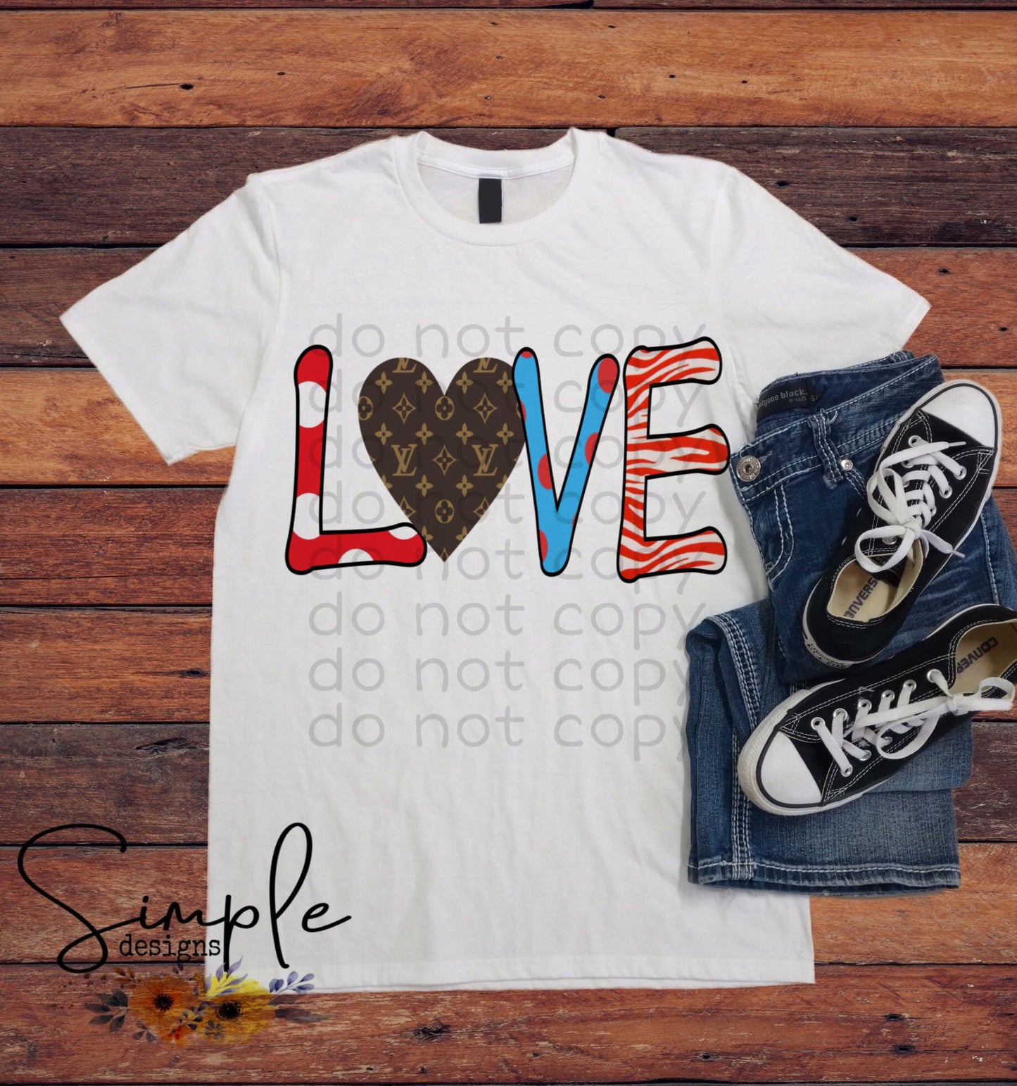 LOVE Sublimation Heat Transfer Sheets
