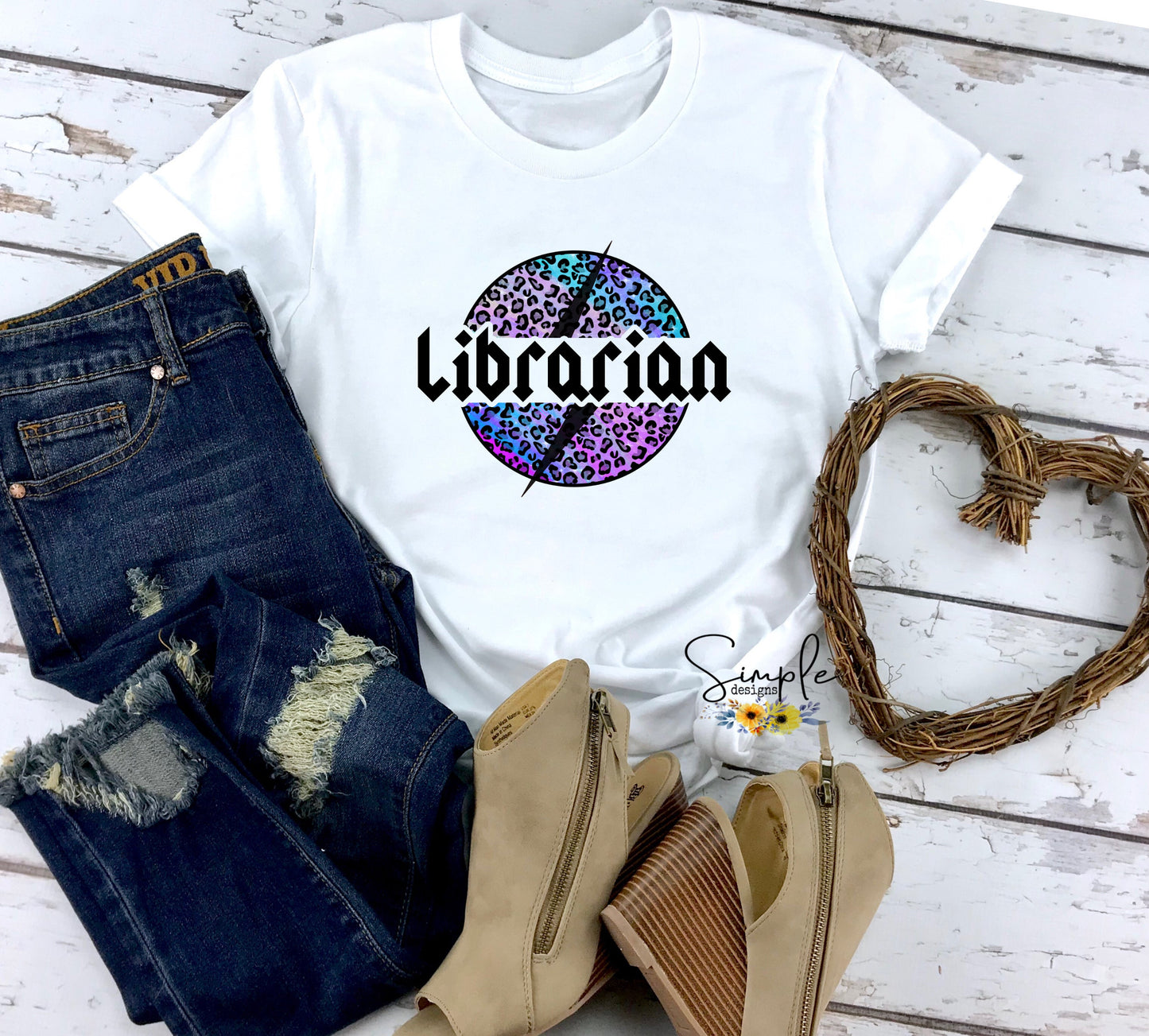 Librarian Custom Back to School Sublimation Heat Transfer Sheets