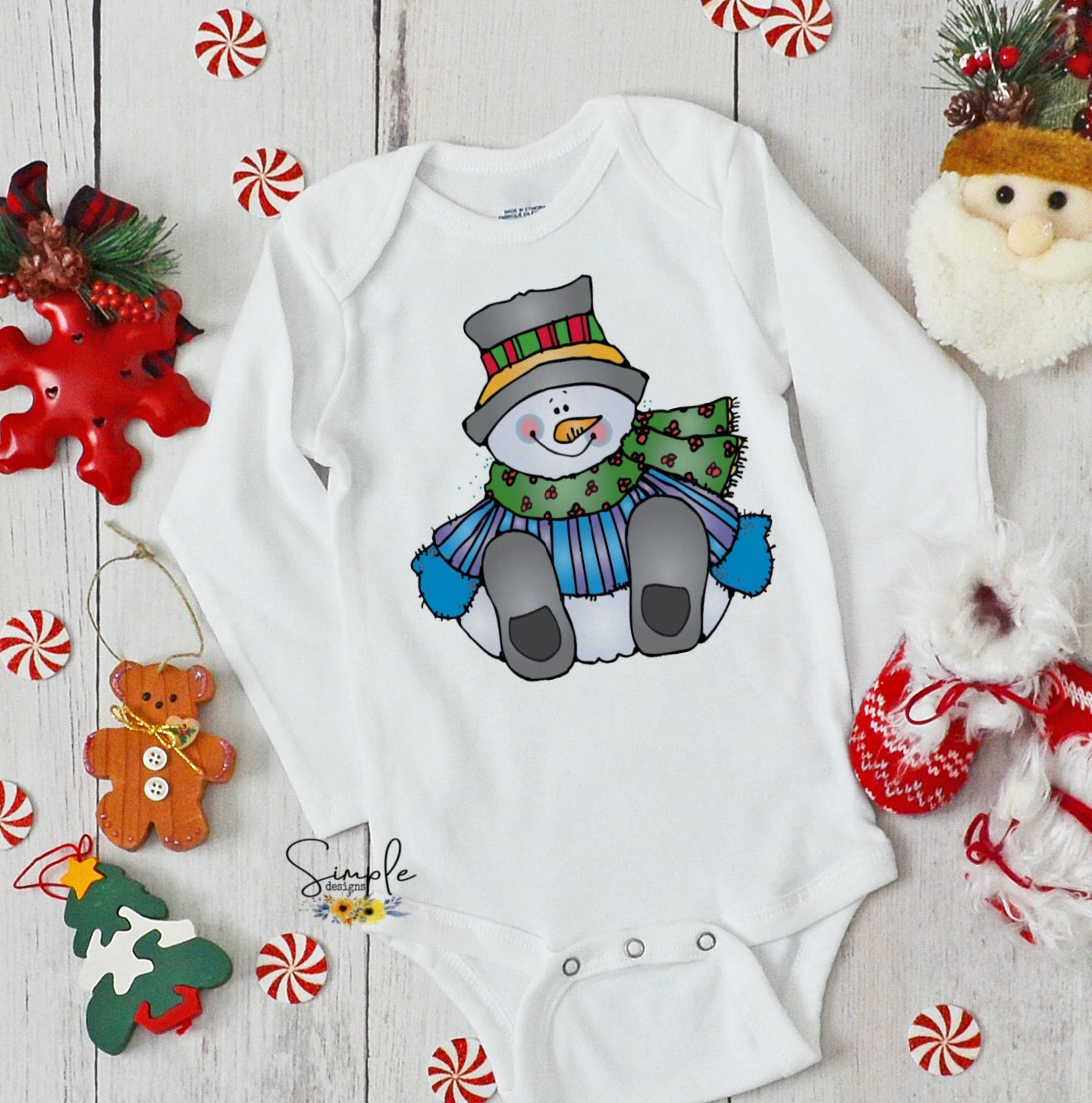 Snowman Sublimation Heat Transfer Sheet
