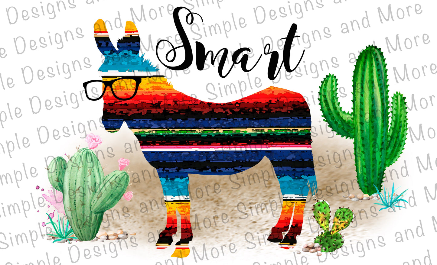 Smart A$$ Serape Sublimation Heat Transfer Sheet
