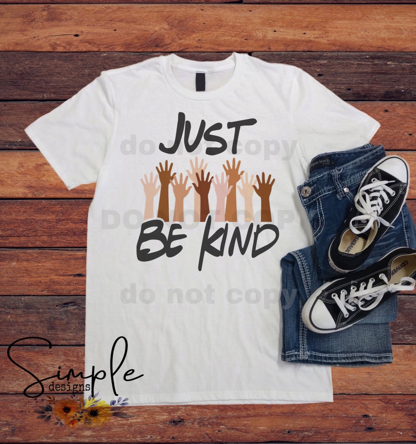 Just Be Kind Sublimation Heat Transfer Sheets
