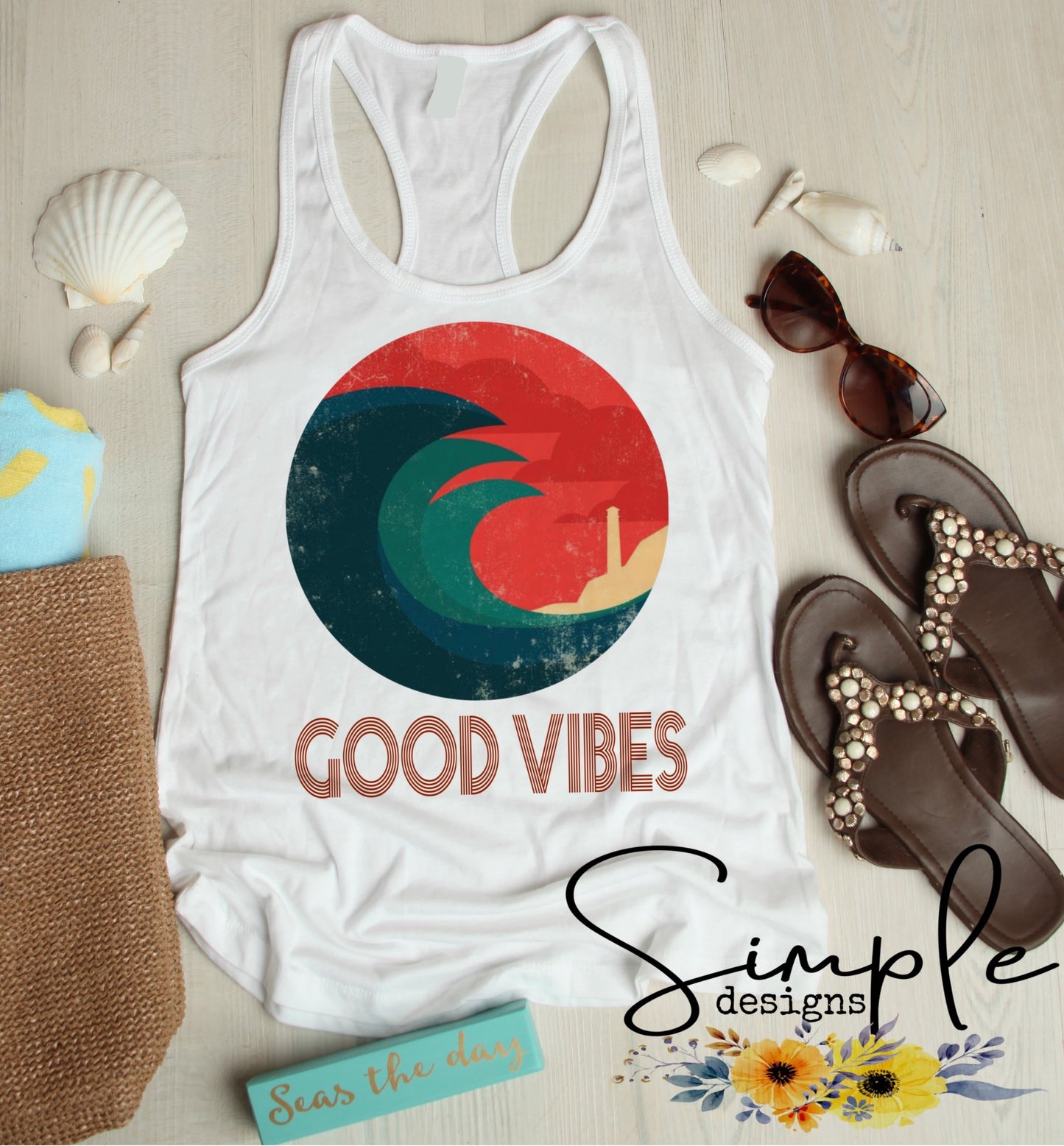 Good Vibes Sublimation Heat Transfer Sheet