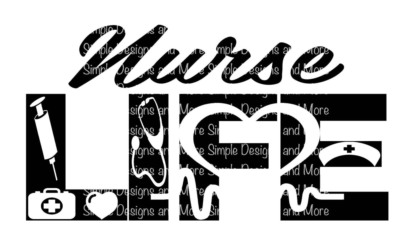 Nurse Life Sublimation Heat Transfer Sheets
