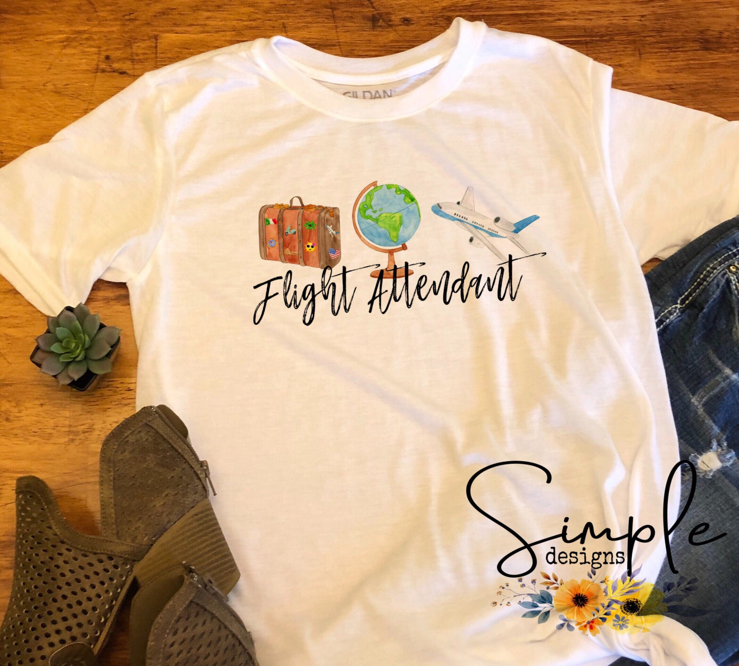 Flight Attendant Sublimation Heat Transfer Sheets
