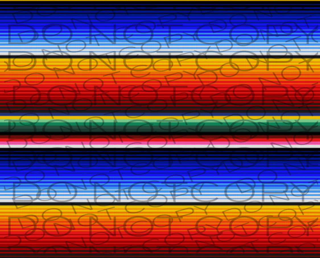 Serape Pattern Sublimation Heat Transfer Sheet