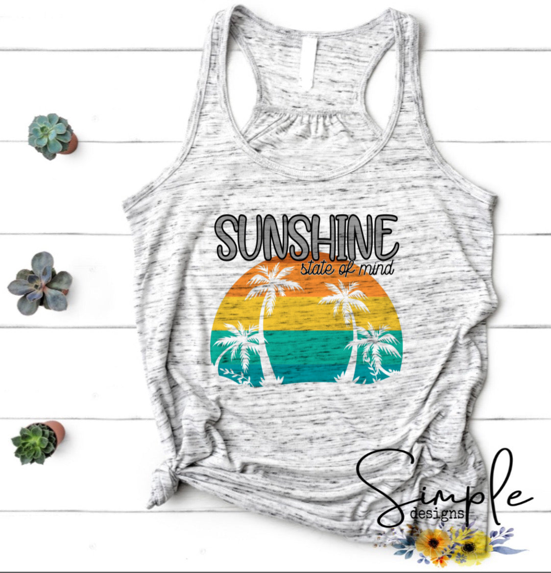 Sunshine State of Mind Sublimation Heat Transfer Sheet