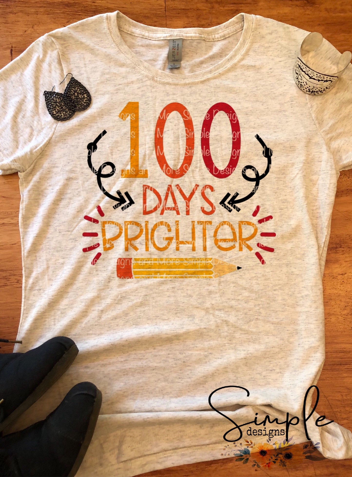 100 Days of School Sublimation Heat Transfer Sheet