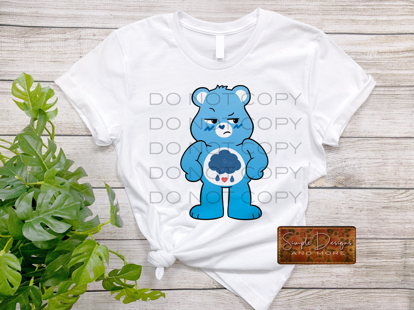Care Bear Retro Cartoon Sublimation Heat Transfer Sheets