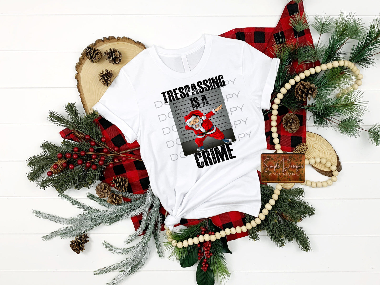 Trespassing is a Crime Sublimation Heat Transfer Sheets