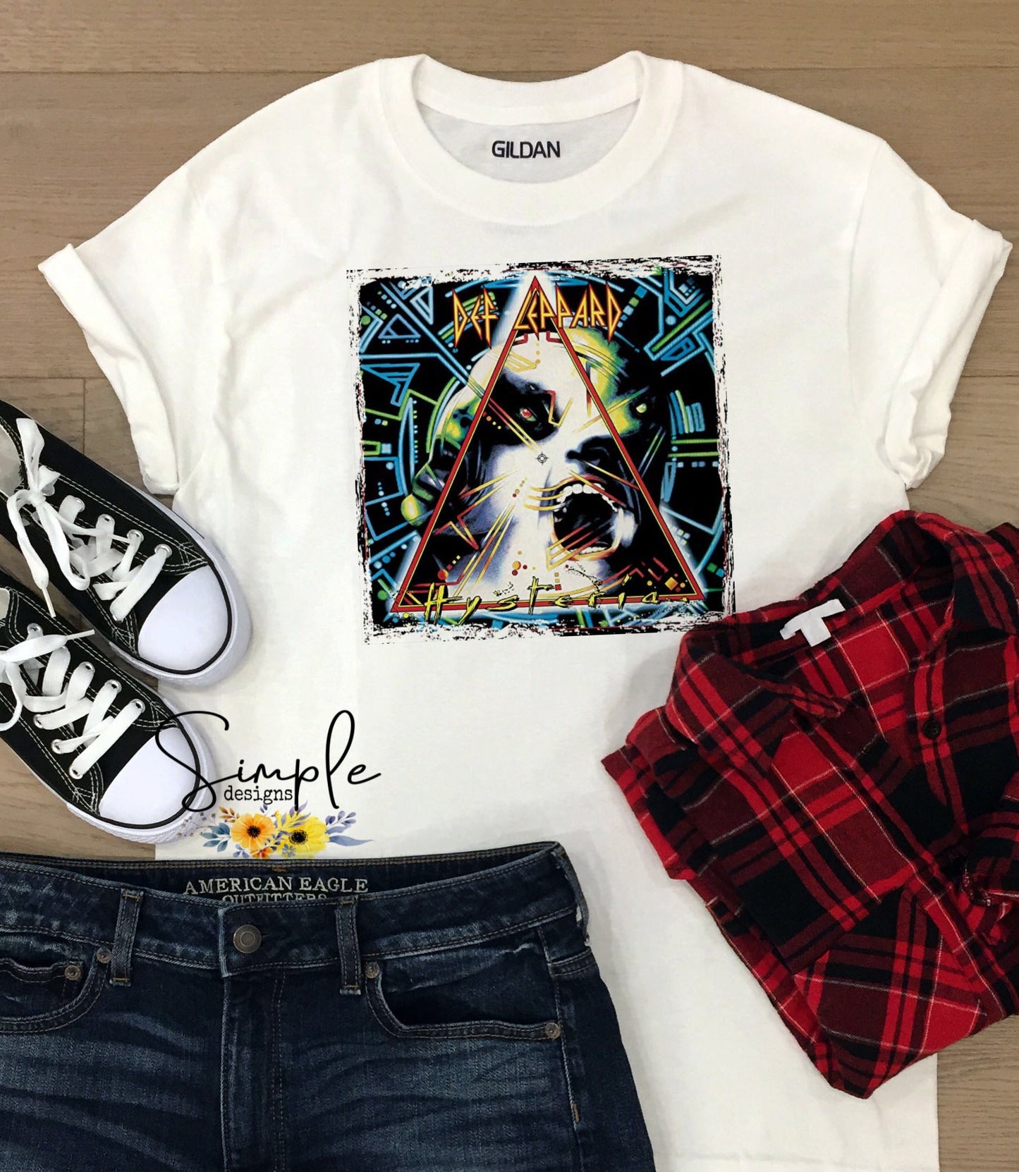 Def Leopard Hysteria Sublimation Heat Transfer Sheets