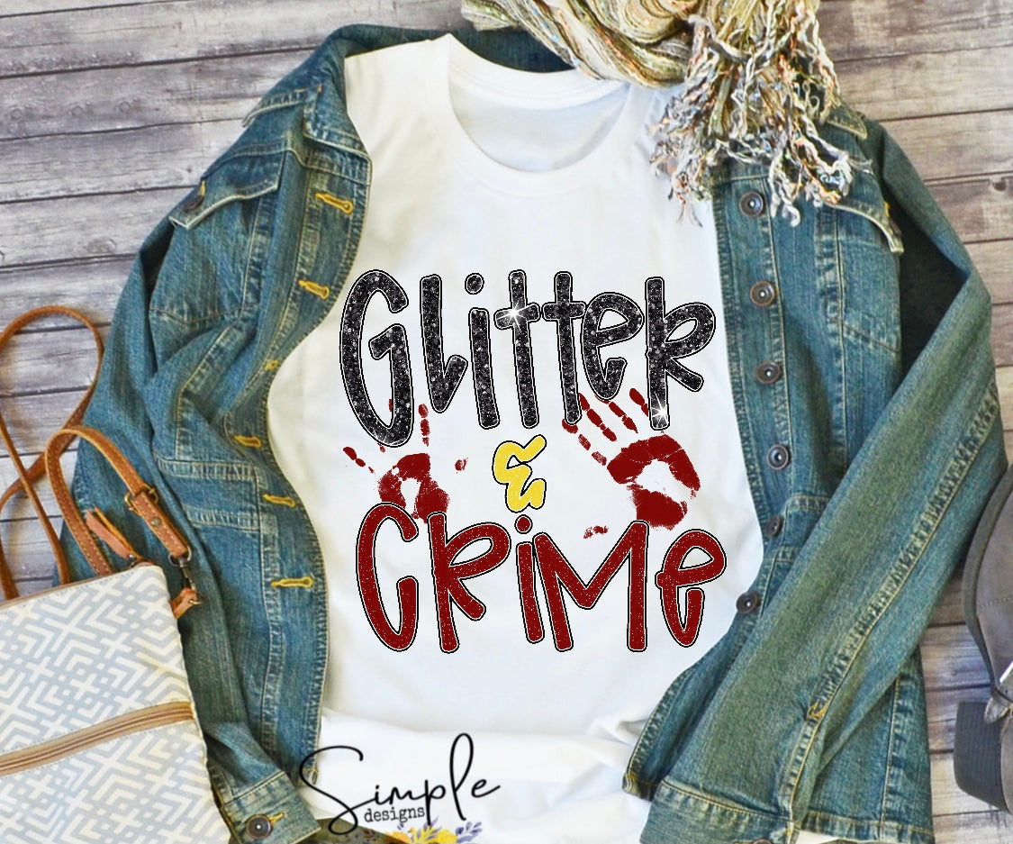 Glitter and Crime Sublimation Heat Transfer Sheets