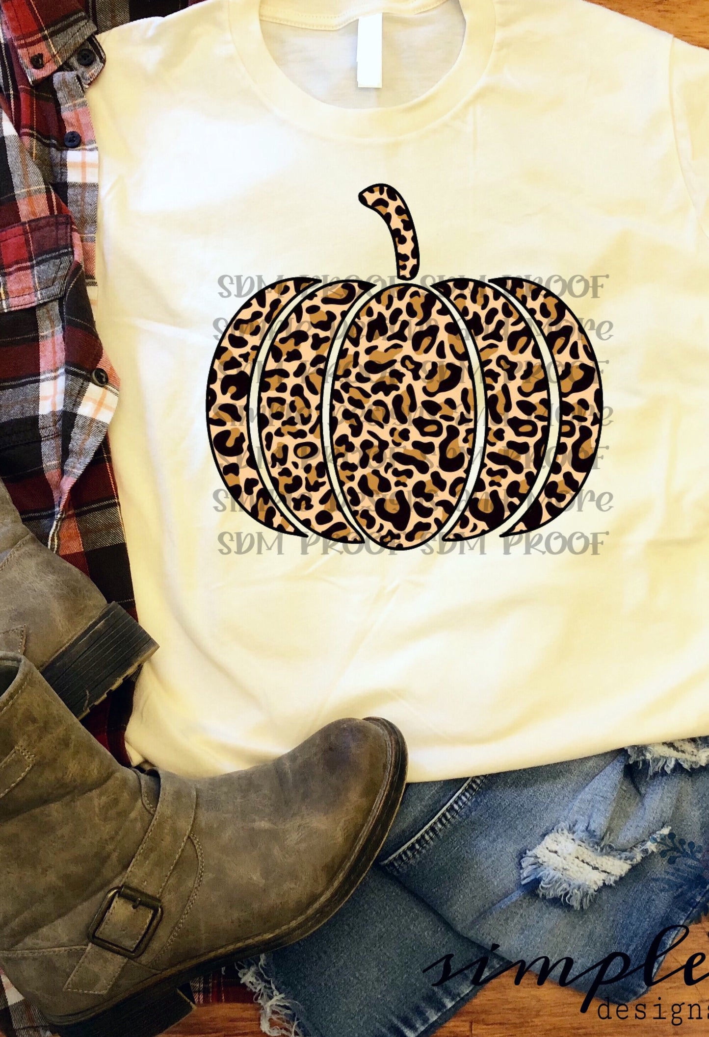 Leopard pumpkin Sublimation Heat Transfer Sheets