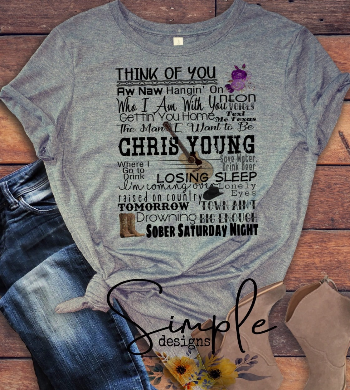 CYoung Music Lyrics Sublimation Heat Transfer Sheets