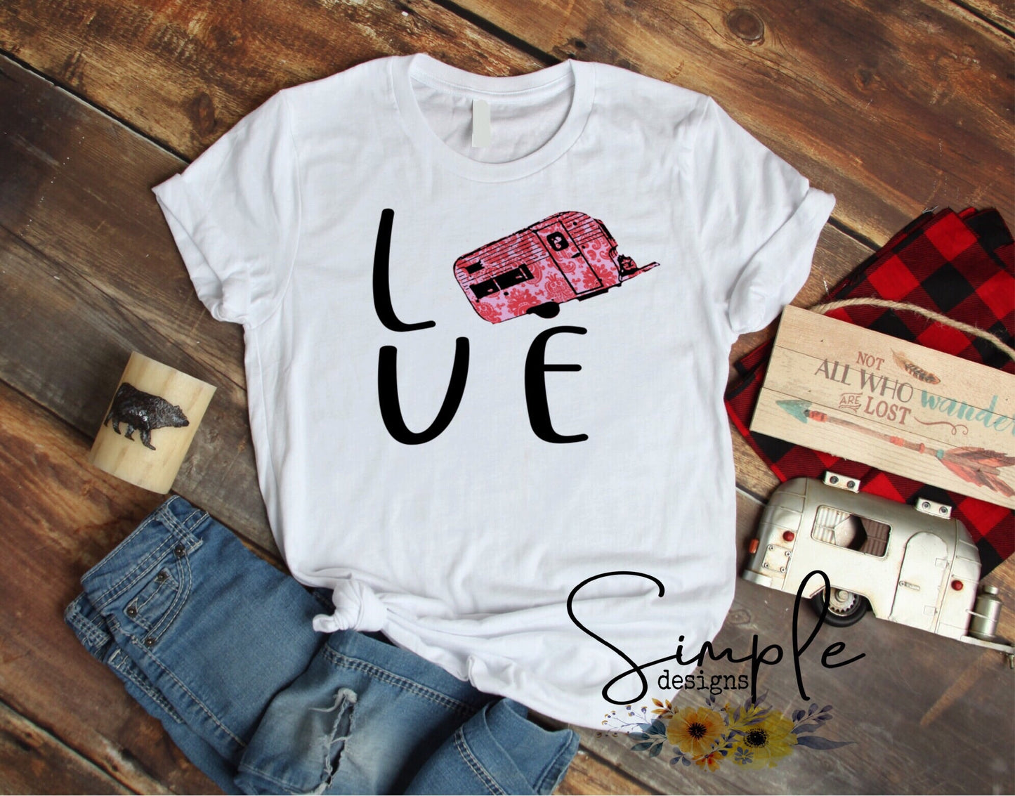Love Camping Sublimation Heat Transfer Sheet
