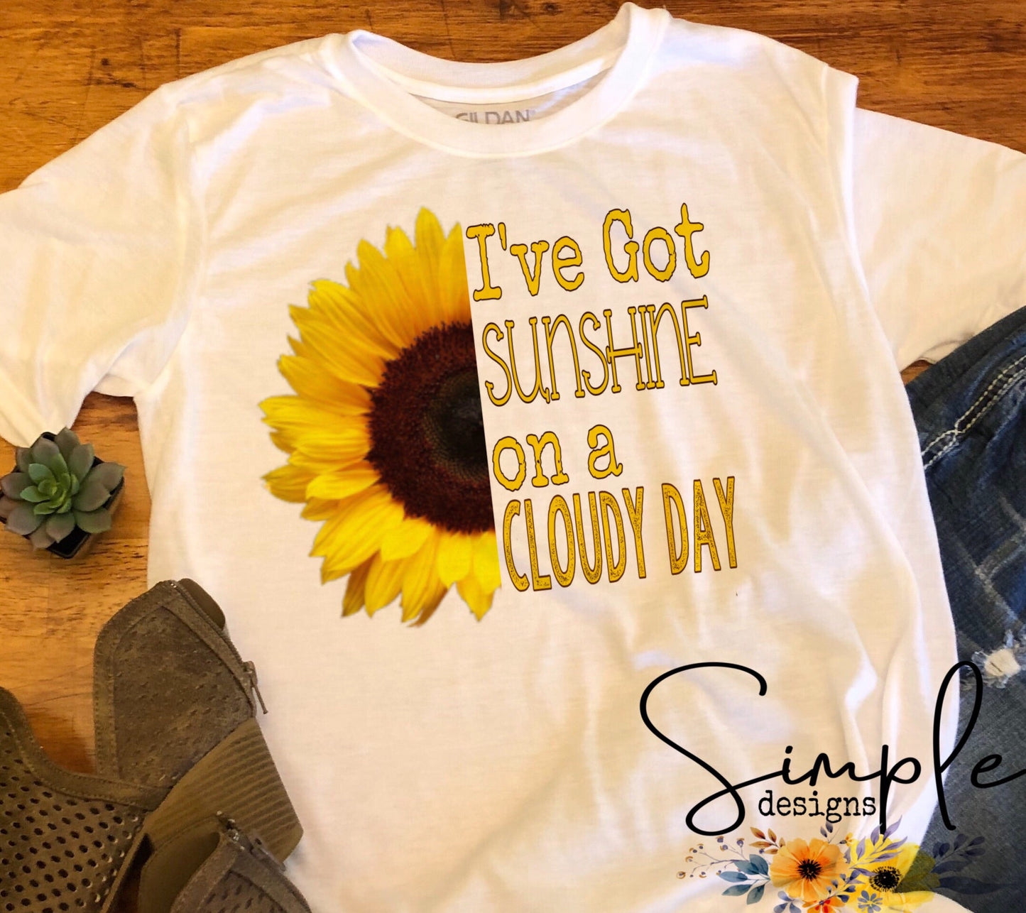 I’ve Got Sunshine on a Cloudy Day Sublimation Heat Transfer Sheet