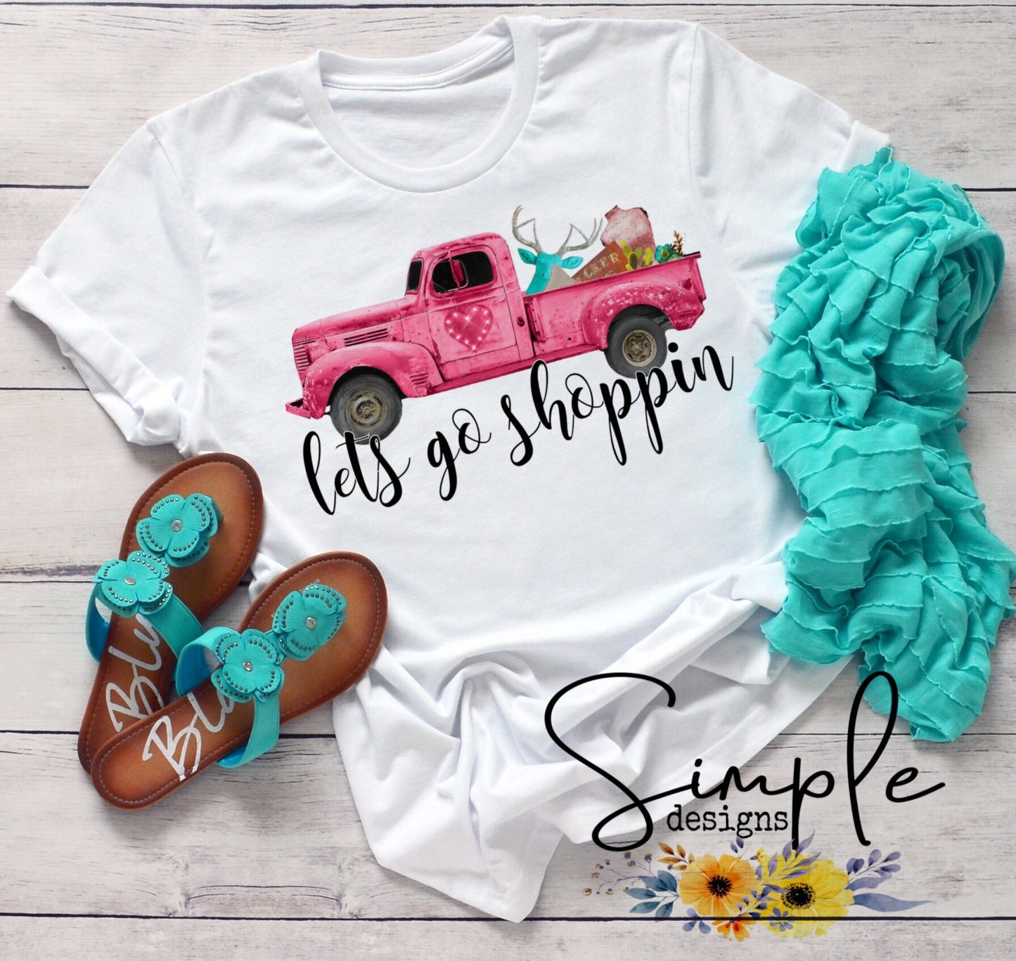 Let’s Go Shopping Sublimation Heat Transfer Sheets