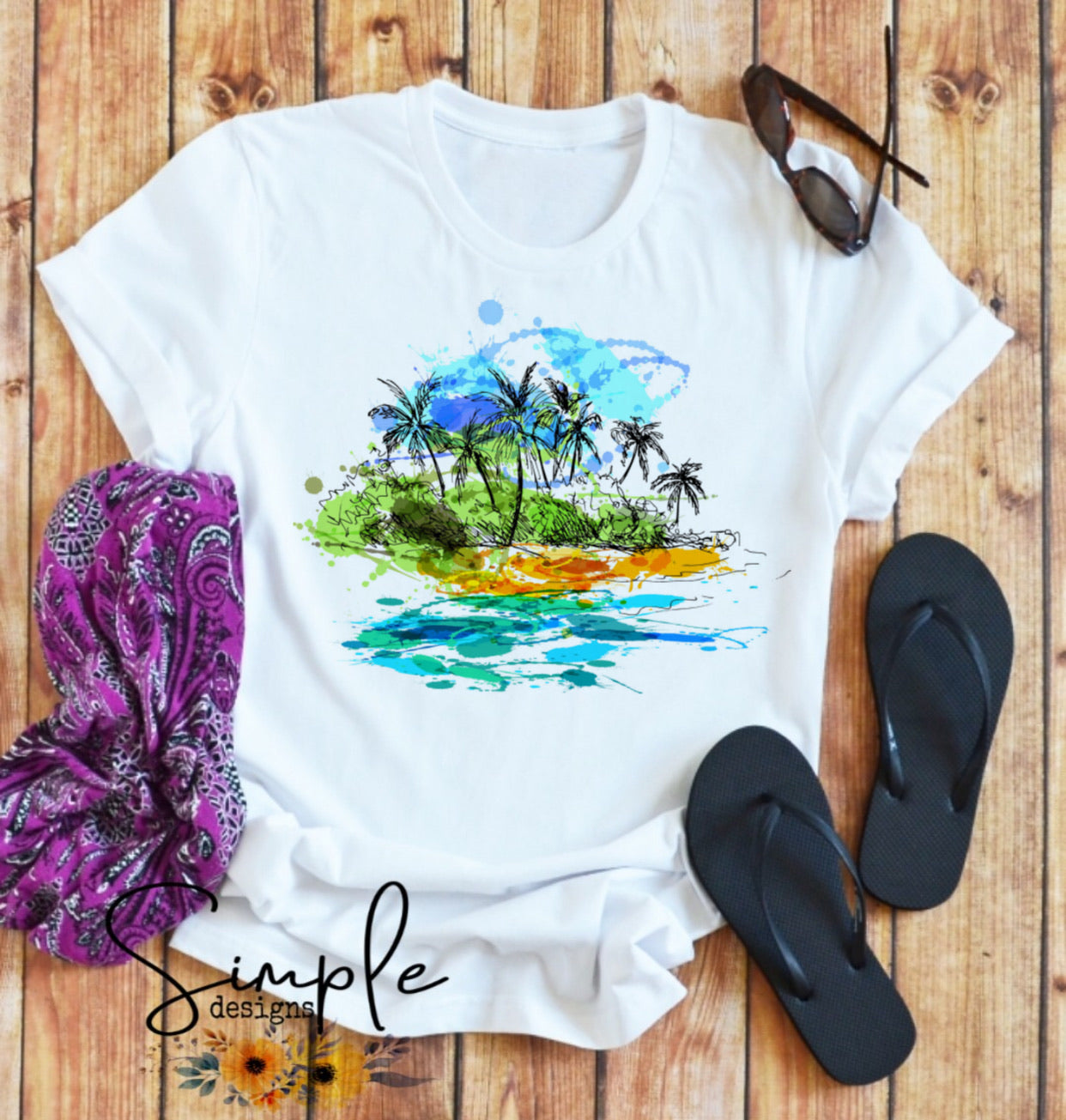 Beach Life Sublimation Heat Transfer Sheets