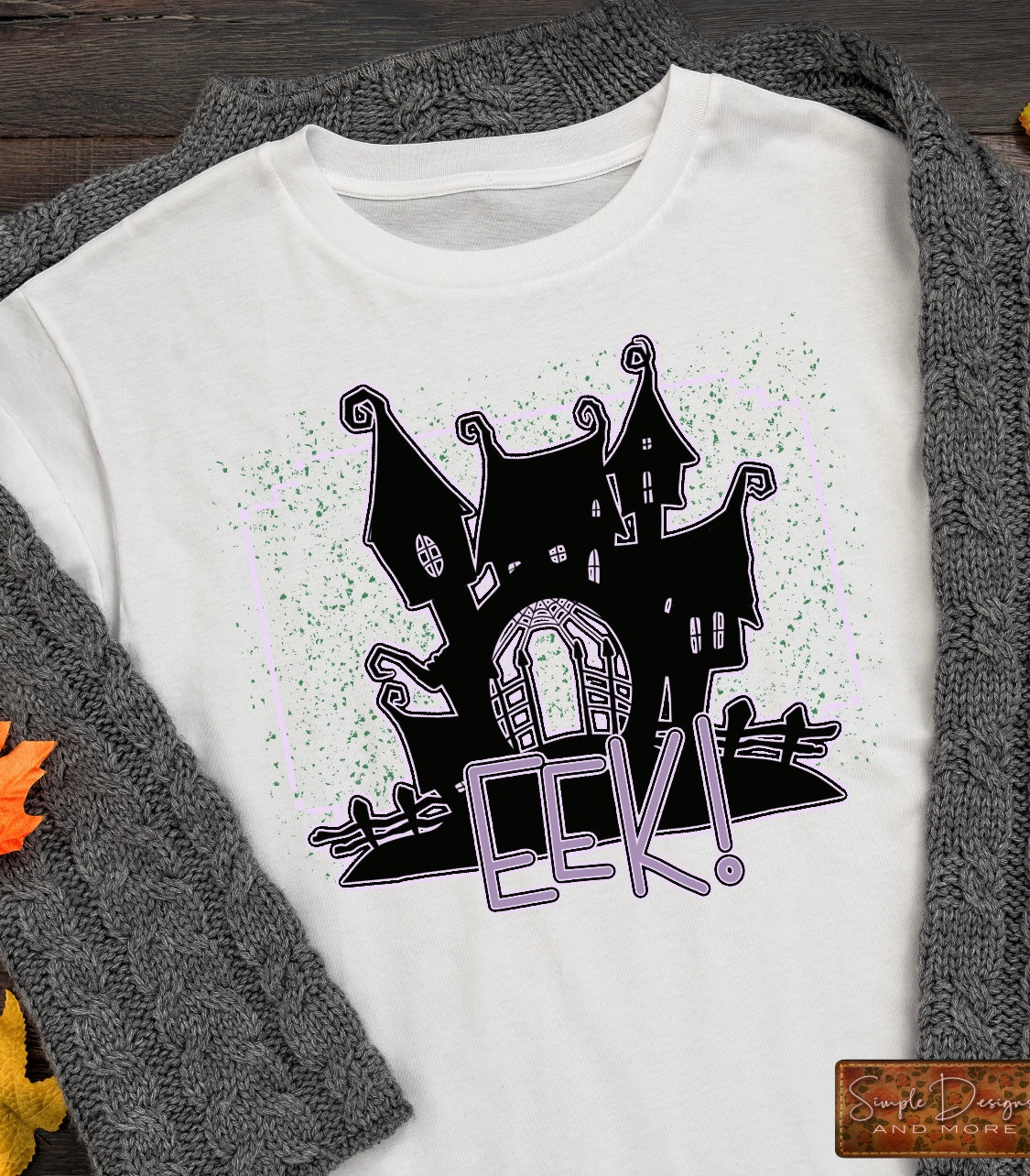 Eek! Haunted House Sublimation Heat Transfer Sheets