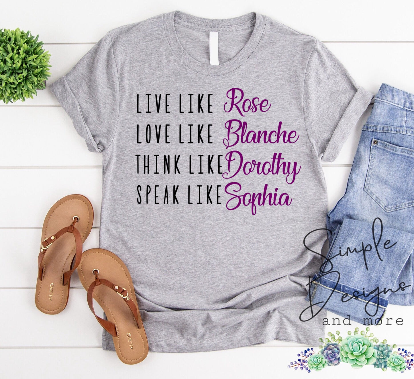 Live Like Golden Girls Sublimation Heat Transfer Sheet