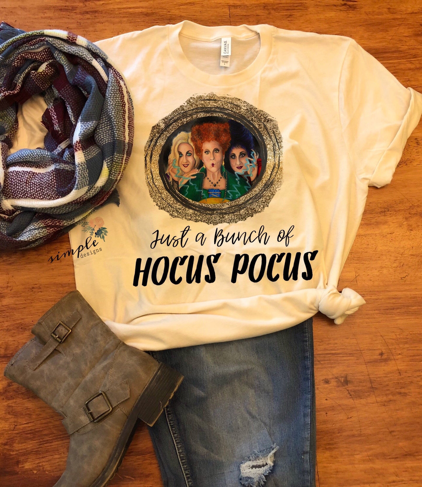 Swirl Just a Bunch of Hocus Pocus Sublimation Heat Transfer Sheet