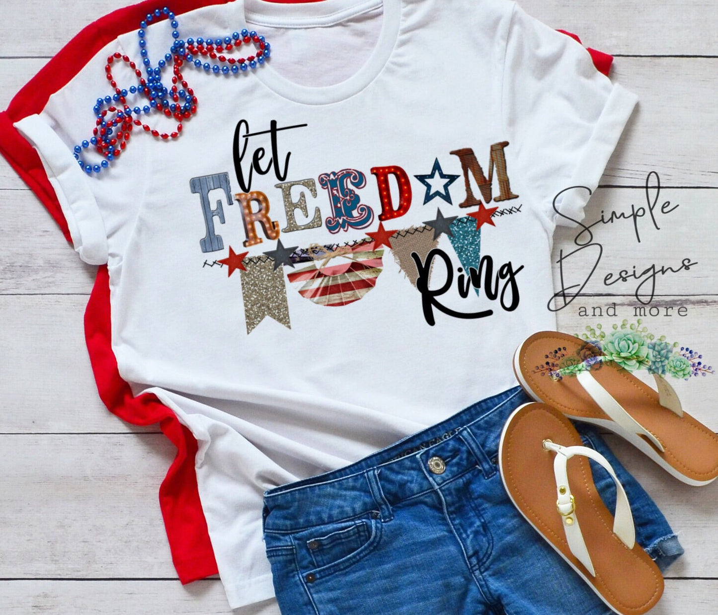 Let Freedom Ring Sublimation Heat Transfer Sheets