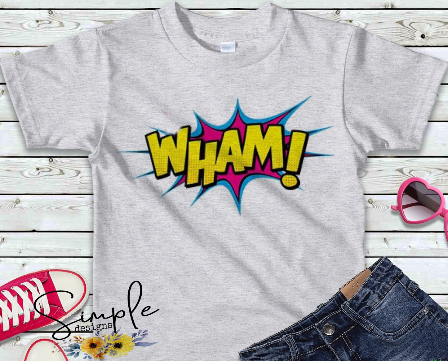 Wham Superhero Pink Sublimation Heat Transfer Sheets