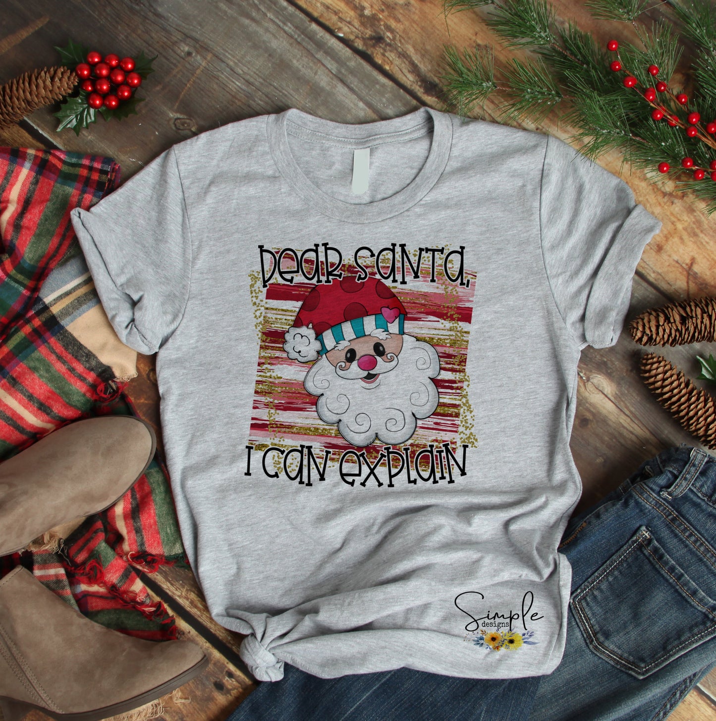 Dear Santa I Can Explain Sublimation Heat Transfer Sheet