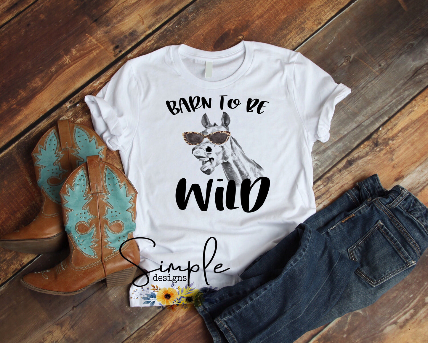Barn to Be Wild Sublimation Heat Transfer Sheet