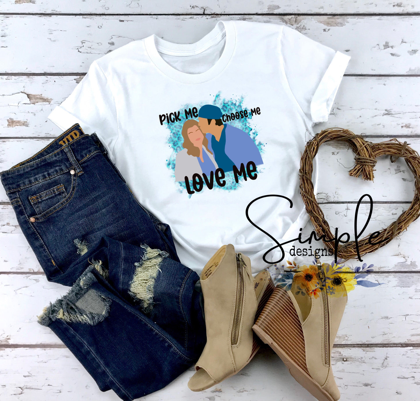 Pick Me Choose Me Love Me Sublimation Heat Transfer Sheets