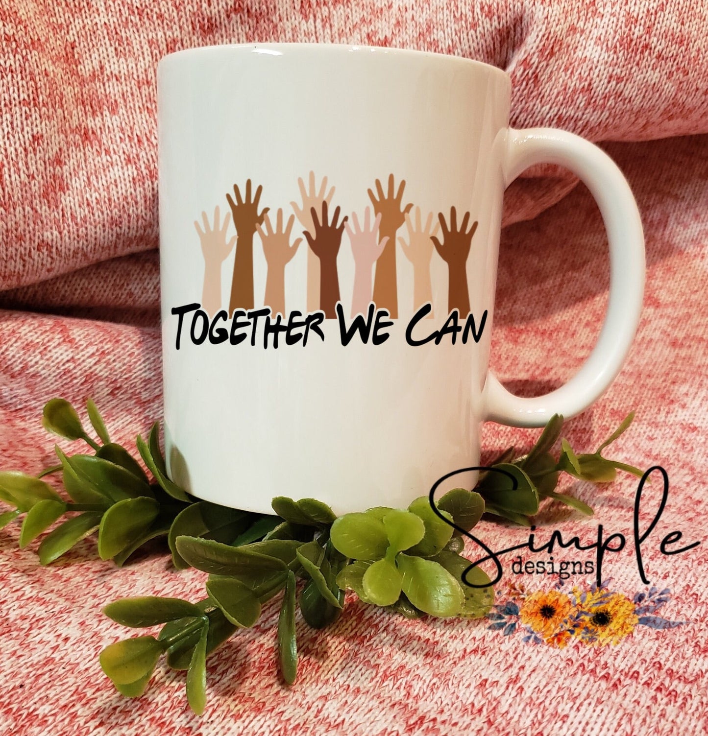 Together We Can (handwritten) Sublimation Heat Transfer Sheets