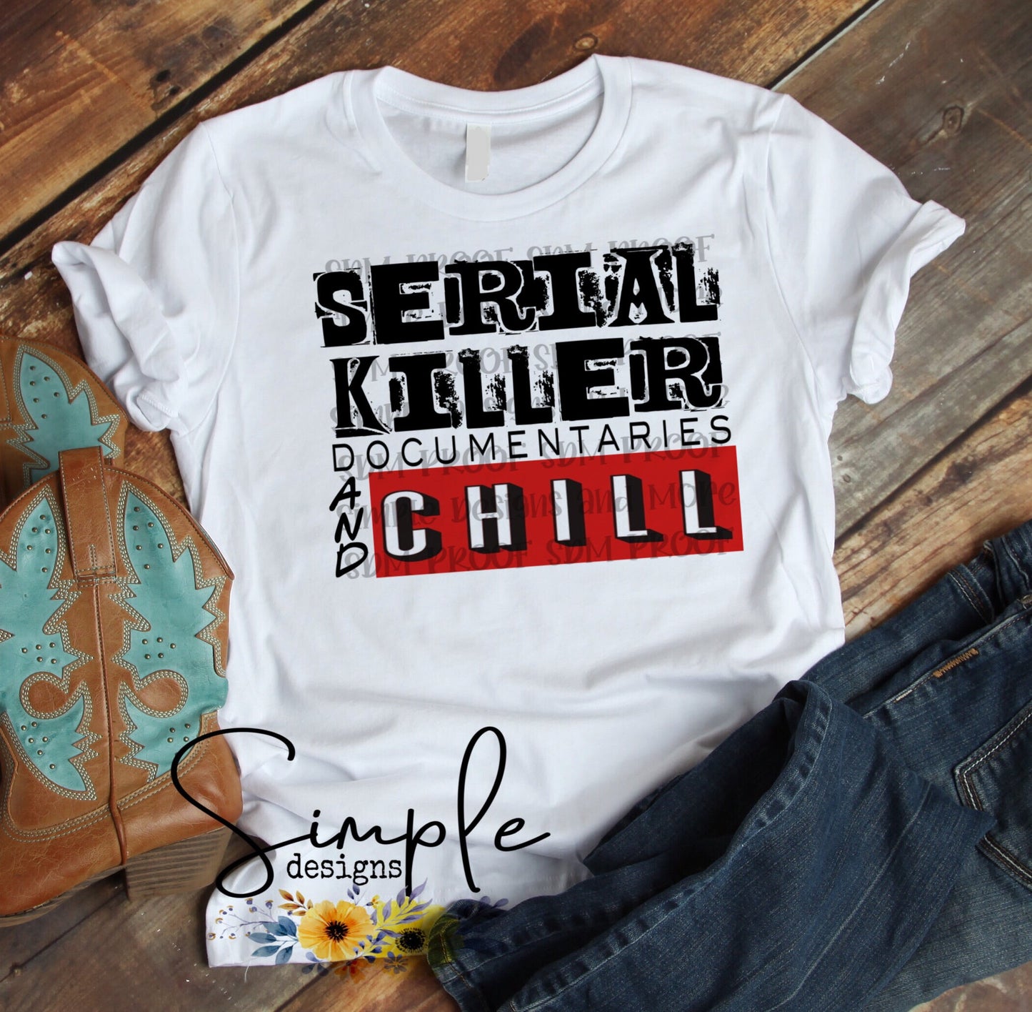 Serial Killer Documentaries and Chill Sublimation Heat Transfer Sheets