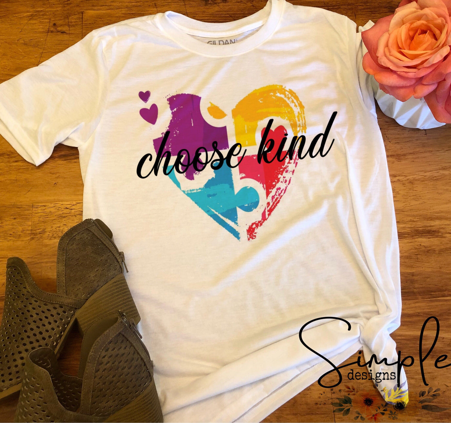 Choose Kind Autism Sublimation Heat Transfer Sheet