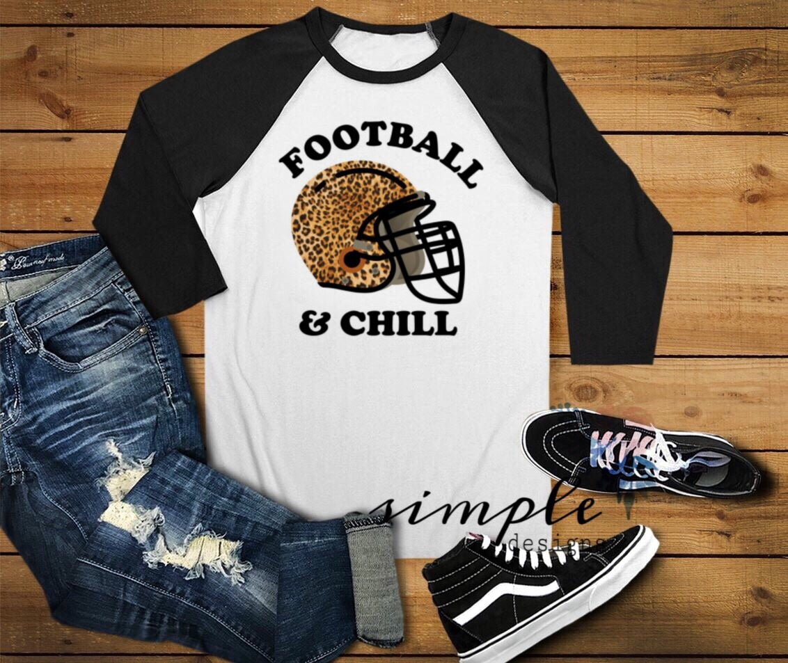 Football and Chill Sublimation Heat Transfer Sheet