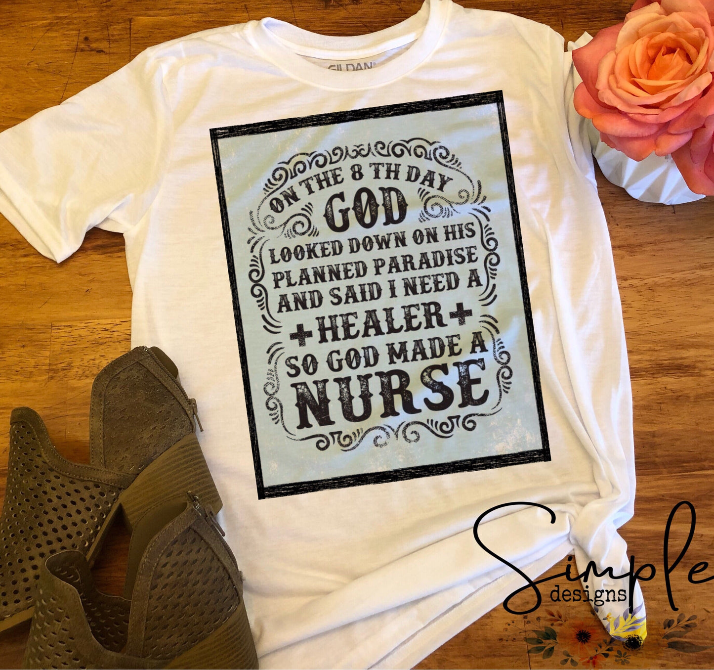 On the 8th Day Nurse Sublimation Heat Transfer Sheets
