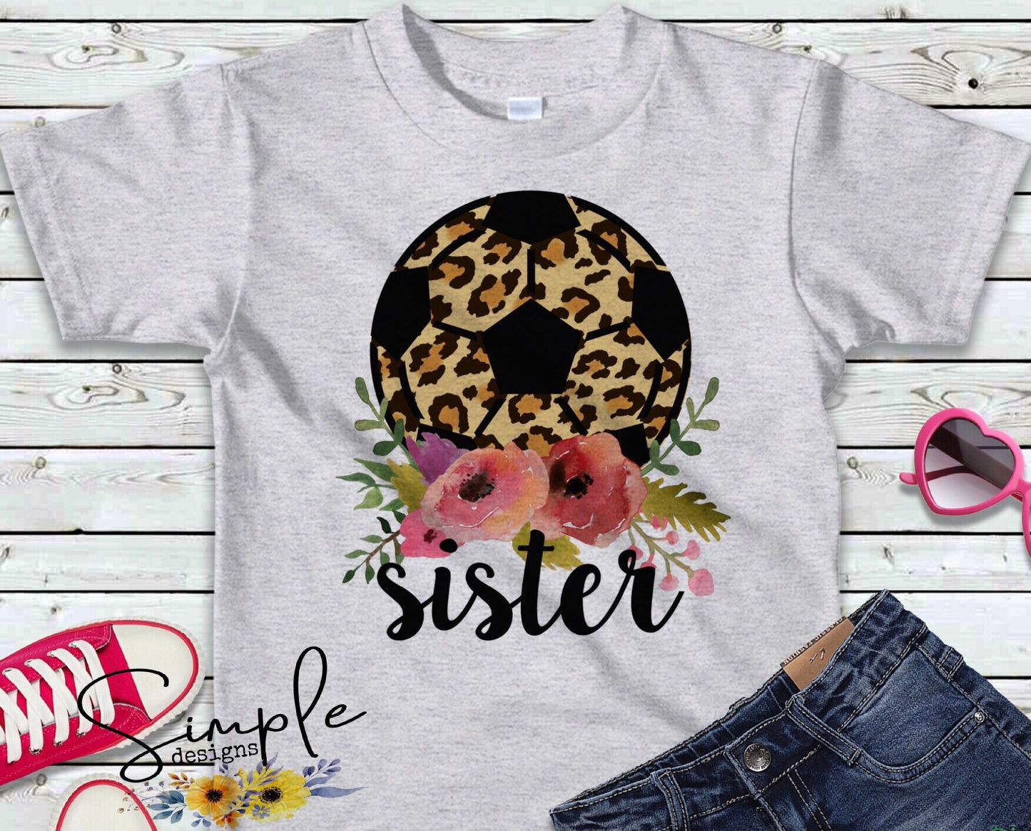 Soccer Sister Sublimation Heat Transfer Sheet
