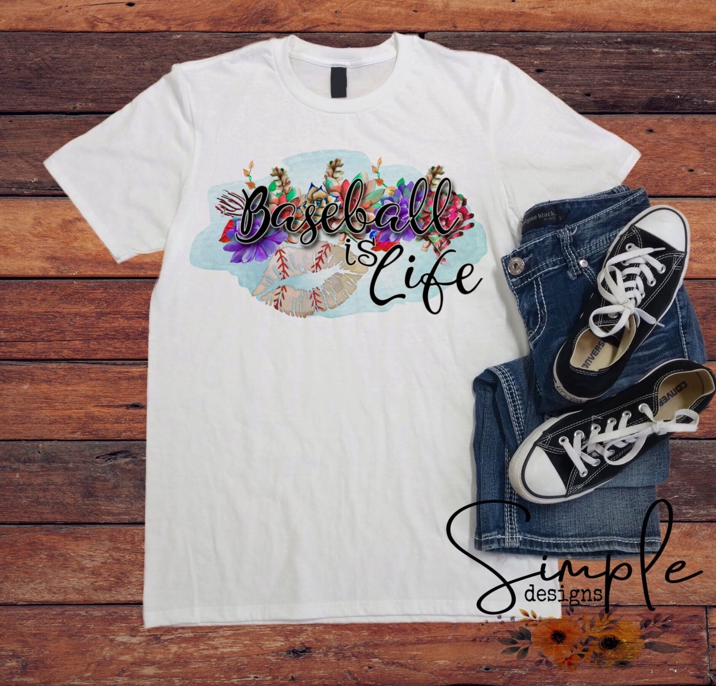 Baseball is Life Sublimation Heat Transfer Sheet