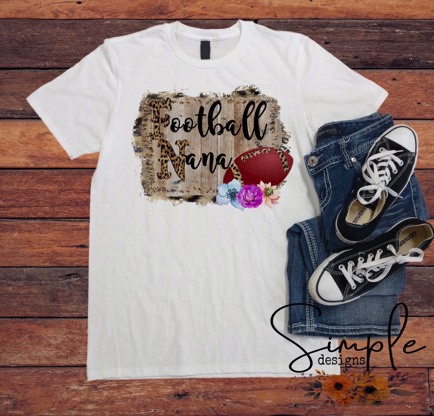 Football Nana Sublimation Heat Transfer Sheet