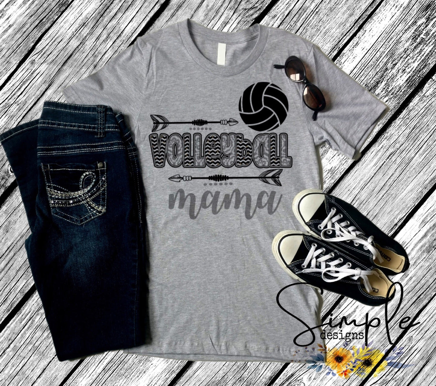 Volleyball Mama Sublimation Heat Transfer Sheet