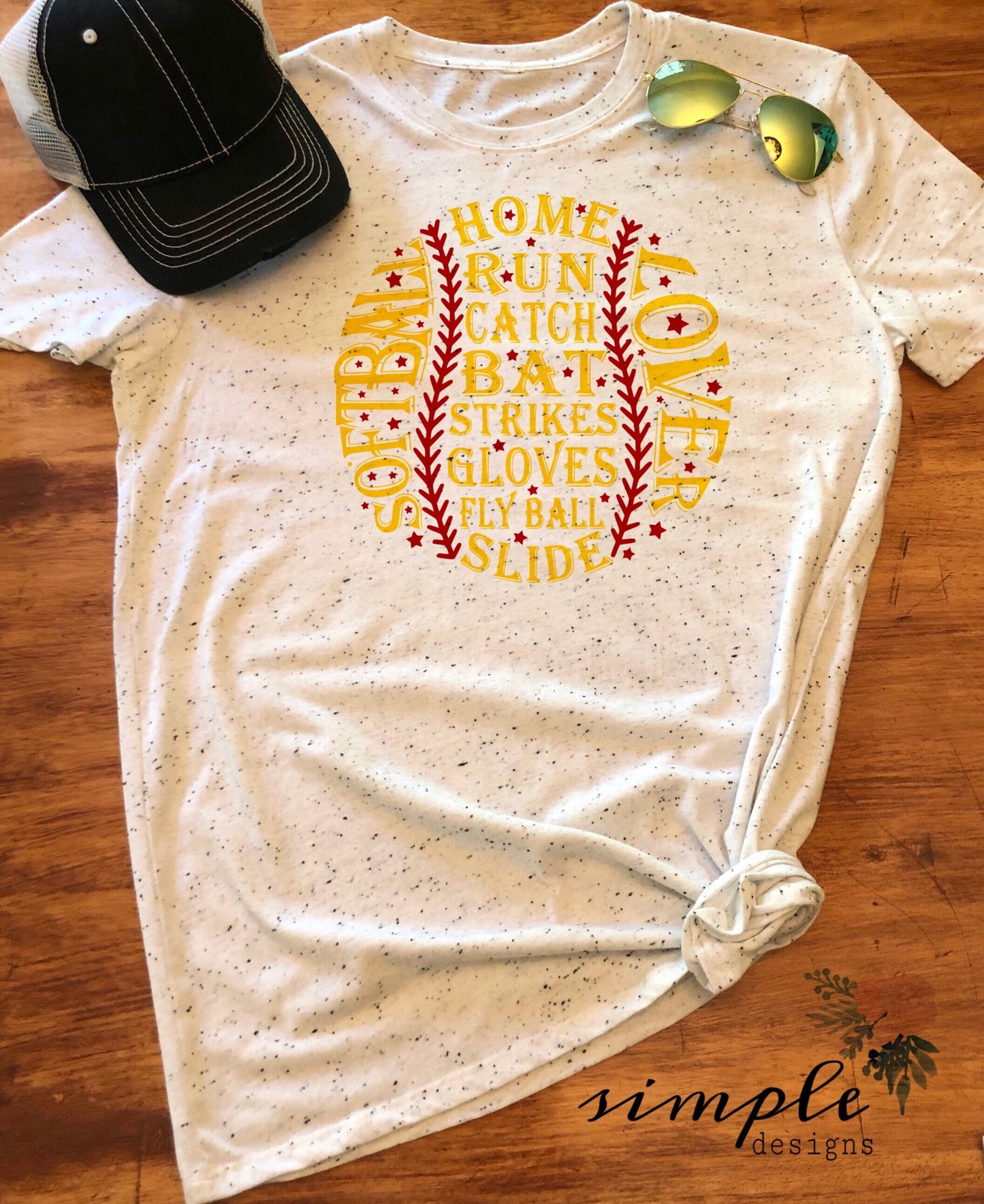Softball Lover Sublimation Heat Transfer Sheet
