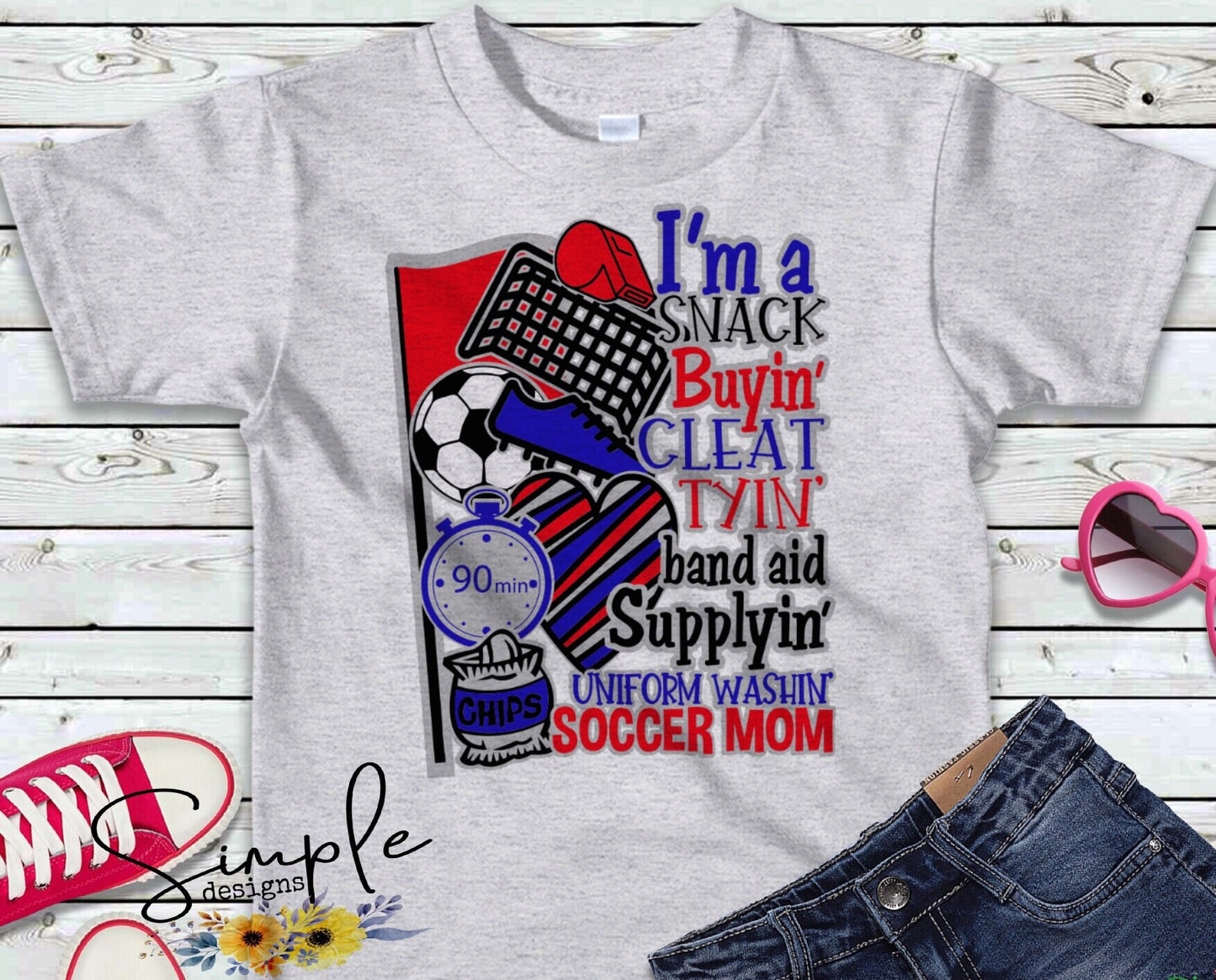 Soccer Mom Sublimation Heat Transfer Sheet
