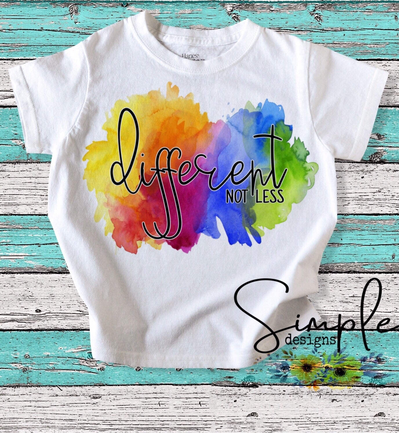 Different Not Less Autism Sublimation Heat Transfer Sheet