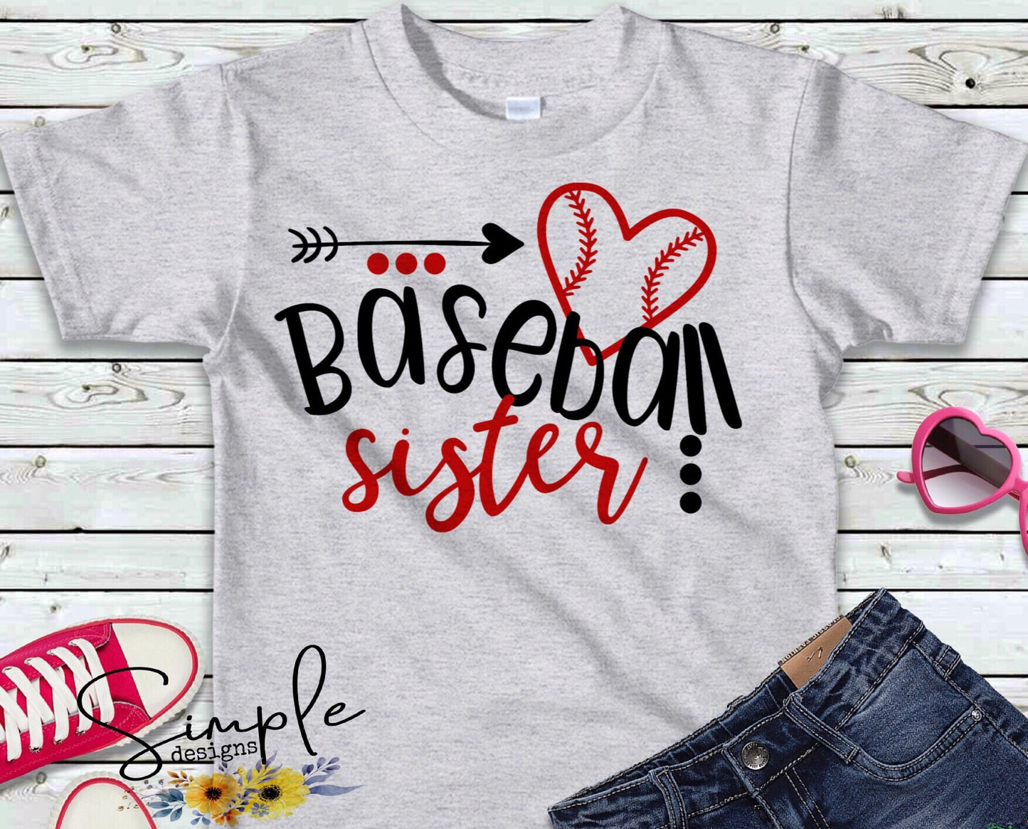 Baseball Sister Sublimation Heat Transfer Sheet