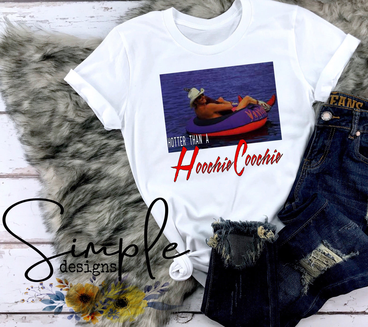 Hotter Than A Hoochie Coochie Sublimation Heat Transfer Sheet