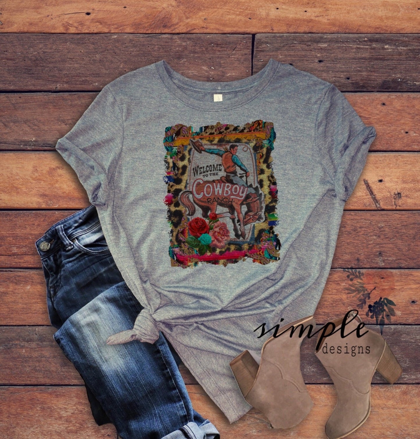 Welcome to the Cowboy RODEO Sublimation Heat Transfer Sheet