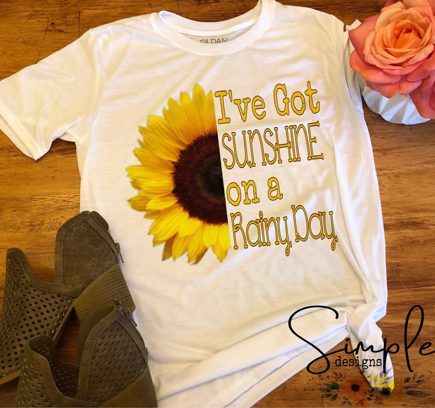 I Got Sunshine on a Rainy Day Sublimation Heat Transfer Sheet