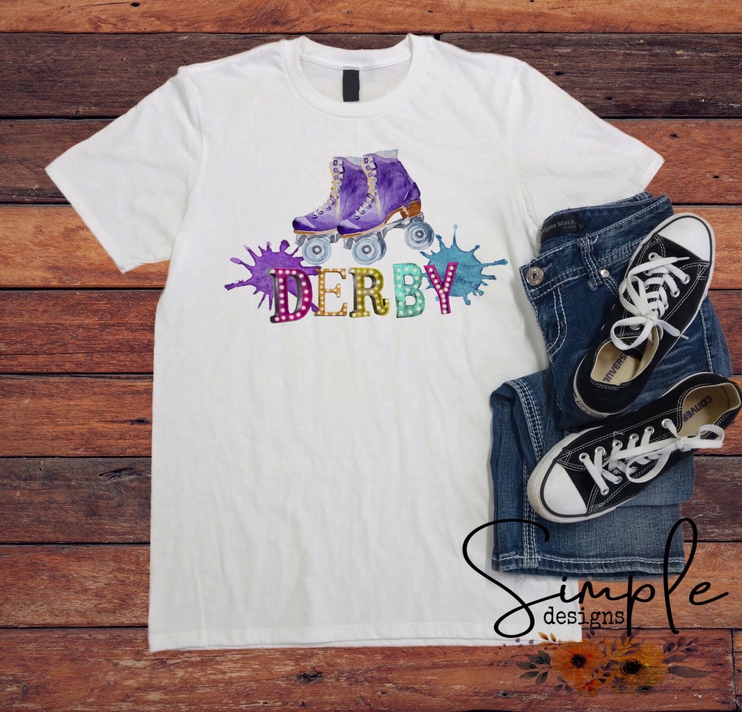 Derby Rollerskate Sublimation Heat Transfer Sheet