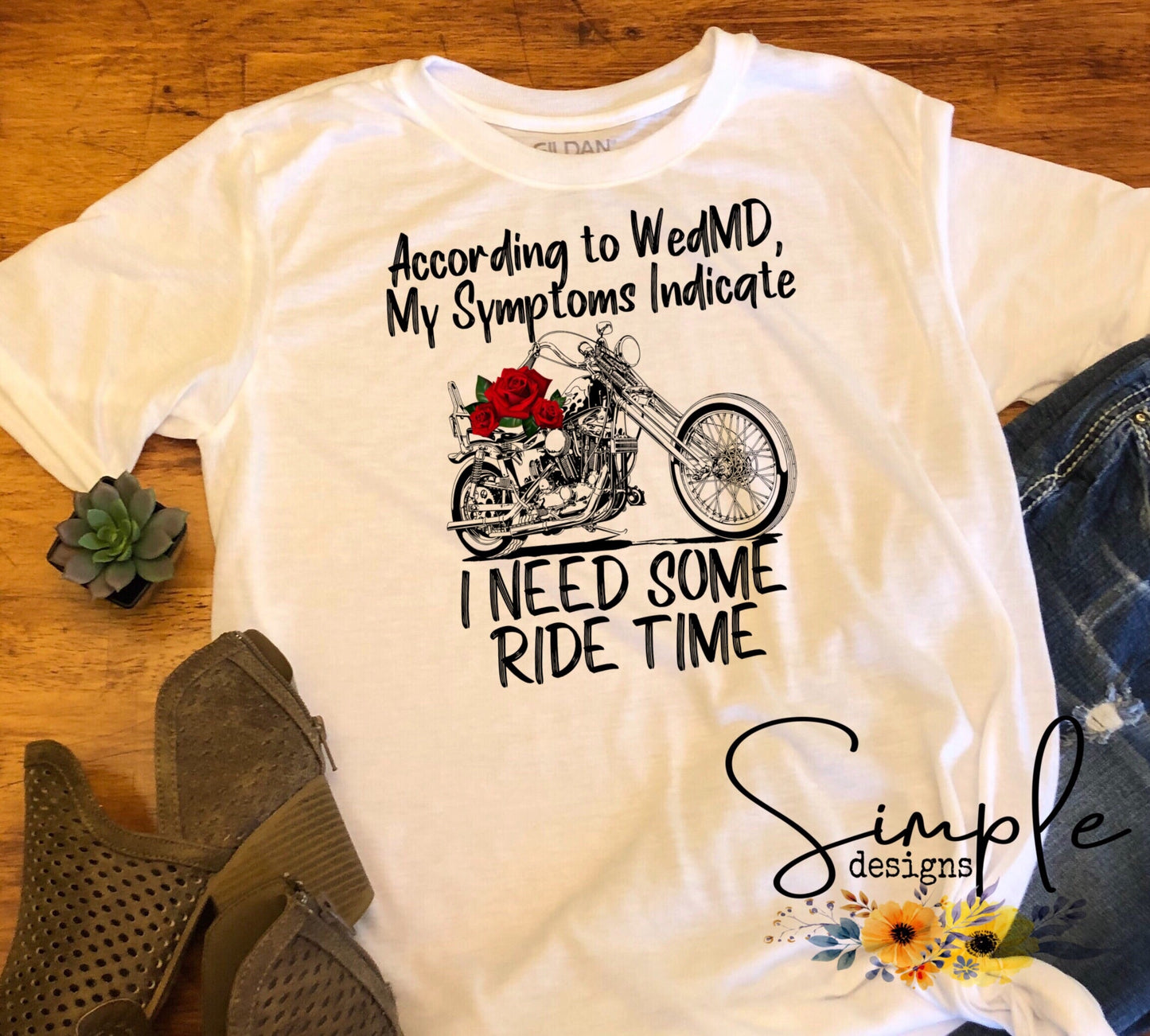 WebMd Says I Need Ride Time Flowers Sublimation Heat Transfer Sheet