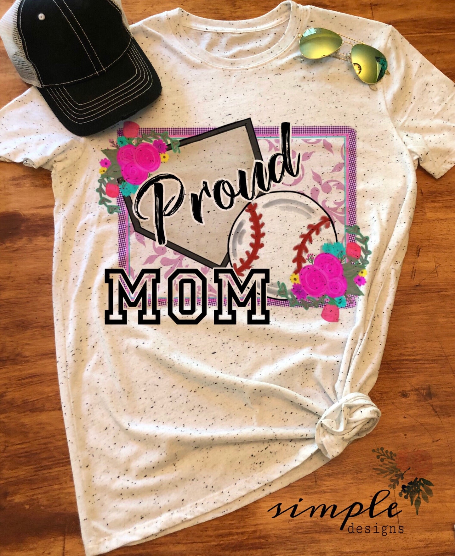Proud Baseball Family Sublimation Heat Transfer Sheet